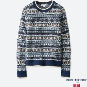 INES DE LA FRESSANGE X UNIQLO Fair Isle Sweater